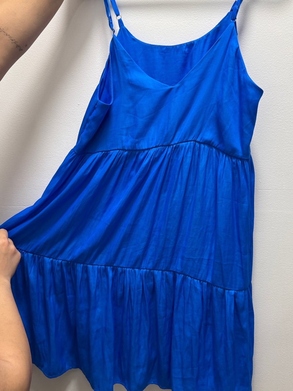 Joie Royal Blue Tiered Mini Dress - Size Small - NWT - Picture 4 of 4
